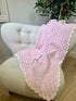 Kids and Babies' Crochet Blanket, kids room deco, kids gift, worsted wool and cotton blend
